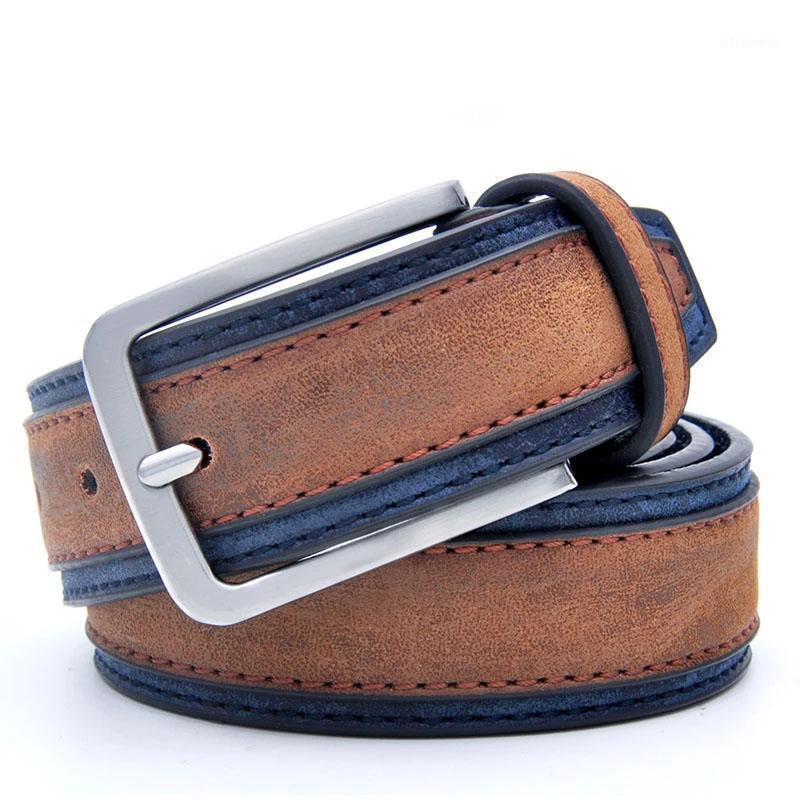 

Belts Men And Women Exquisite C Letter Zinc Alloy Belt Buckle PU Leather Jeans Casual Pants Ladies 031YD, Black;brown