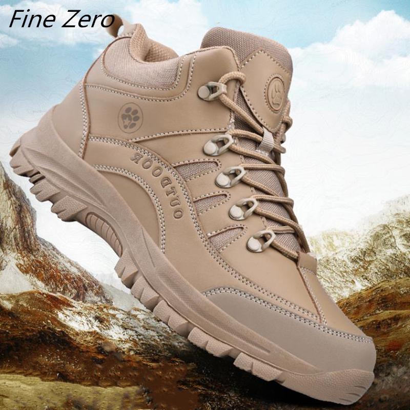 

New Winter Autumn Men Boots Quality Special Force Tactical Desert Combat Ankle Boats Army Work Shoes Outdoor Sneakers1, Black