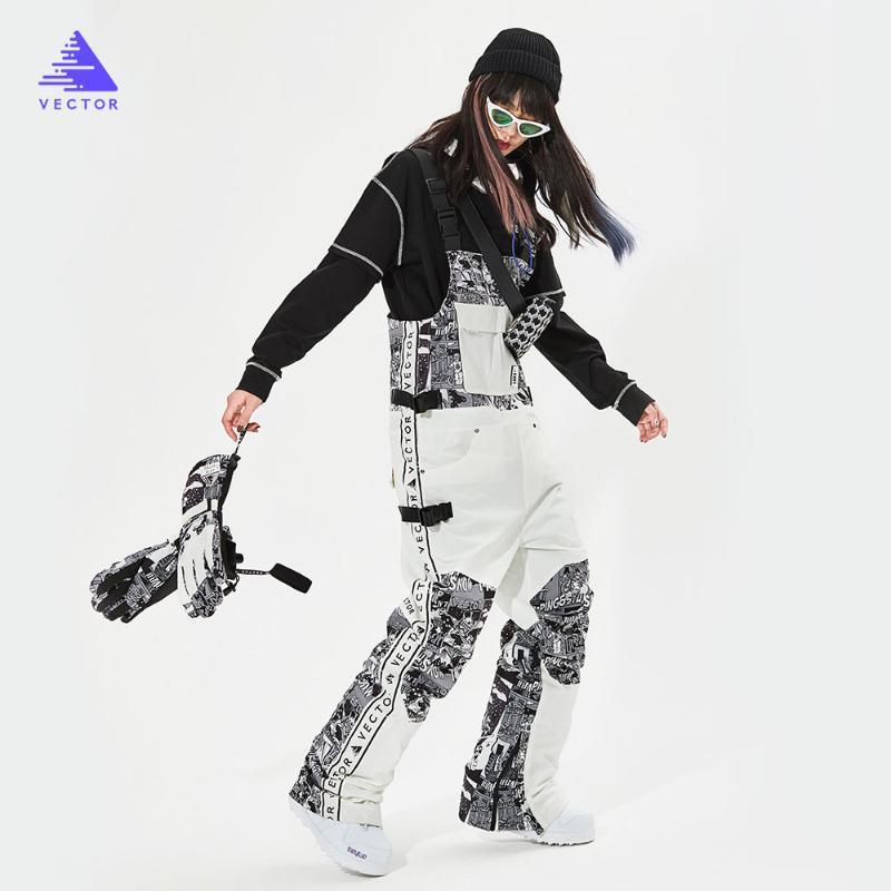 

Extra Thick Men Women Ski Pants Straight Full Overalls Winter Warm Windproof Waterproof Outdoor Sports Snowboard Snowmobile1, Set 9