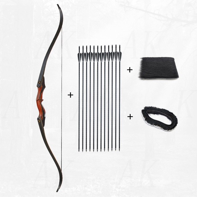 

hunting archery bow and arrow outdoor hunting shooting sport high quality 30-50 lb professional recurve bow powerful
