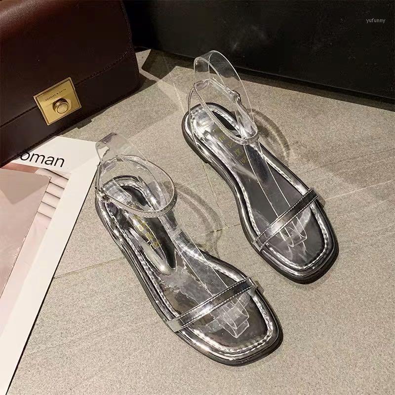 

Chinese sandals summer new Korean students' all-in-one Roman women's shoes with flat bottom, free delivery1, Same picture