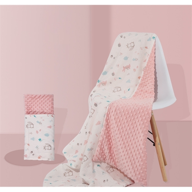 

Baby Cotton Blanket Soft Flannel Fleece Swaddling Newborn Toddler minky Bedding Blanket Stroller Wrap Covers Bubbles Y201009