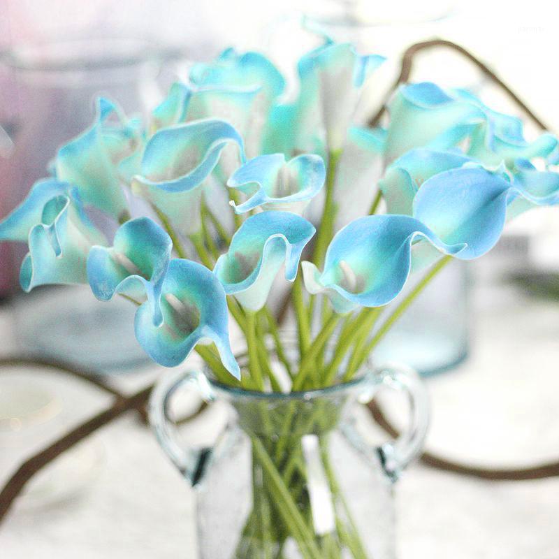 

Artificial Calla Lily Flower Table Party Prom Decor Real Touch 10 Pcs Home Event1, White