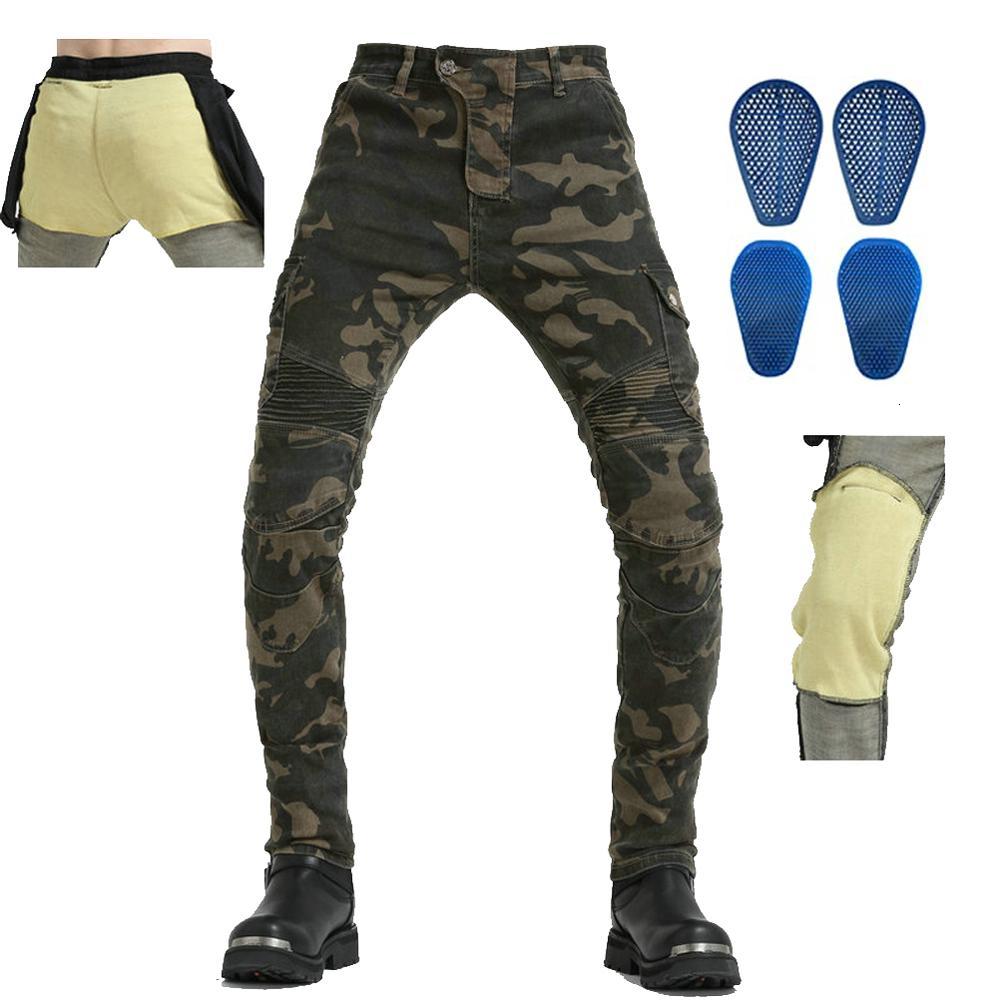 

2021 New Biker Jeans Motorcycle Motorbike Riding Protective Pants Reinforced with Aramid Protection Lining 4 x Honeycomb Silica Gel Pads Gdj