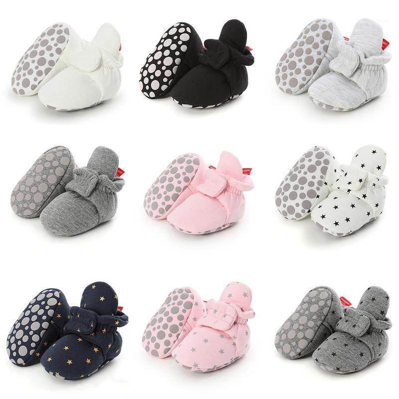 

Spring, Autumn And Winter Knitted Fabric 2020 New Baby Cotton Shoes Baby Shoes Can Not Drop Toddler1, Black