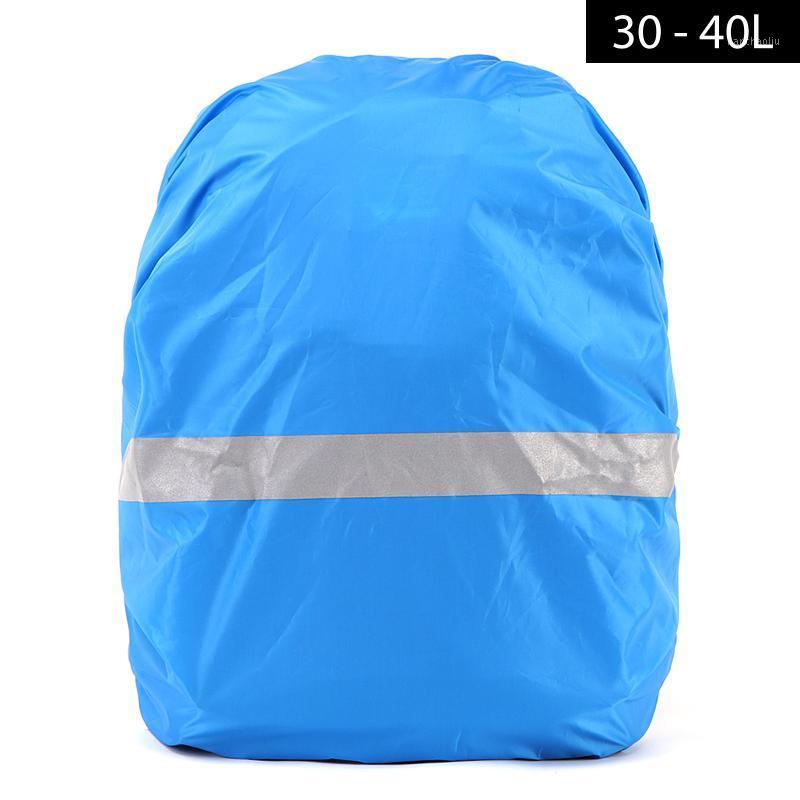 

Reflective Bag Cover Waterproof Backpack Rain Cover Ultralight Travel Pack Reflect Strip Hiking Cycling Traveling Camping1, 1pcs blue