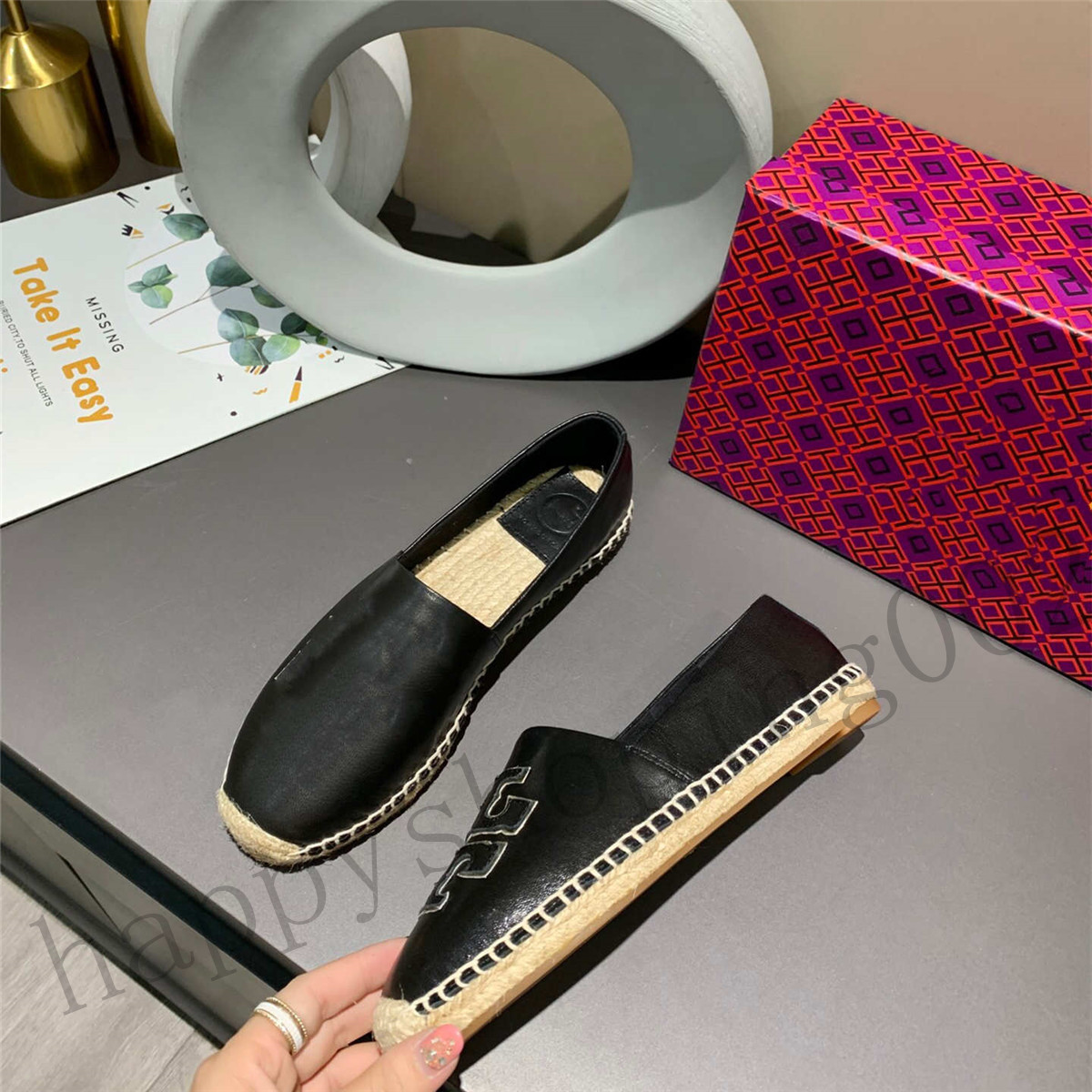 

2021 Women Casual shoes Italy Design Shoes vintage Platform Espadrilles Girls Genuine Leather Fashion Flat bottom Walking Shoe size35-40