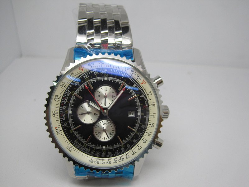 Homme de haute qualité Automatique Top Quality Quality Mécanique Montre à bracelet Black Face 208