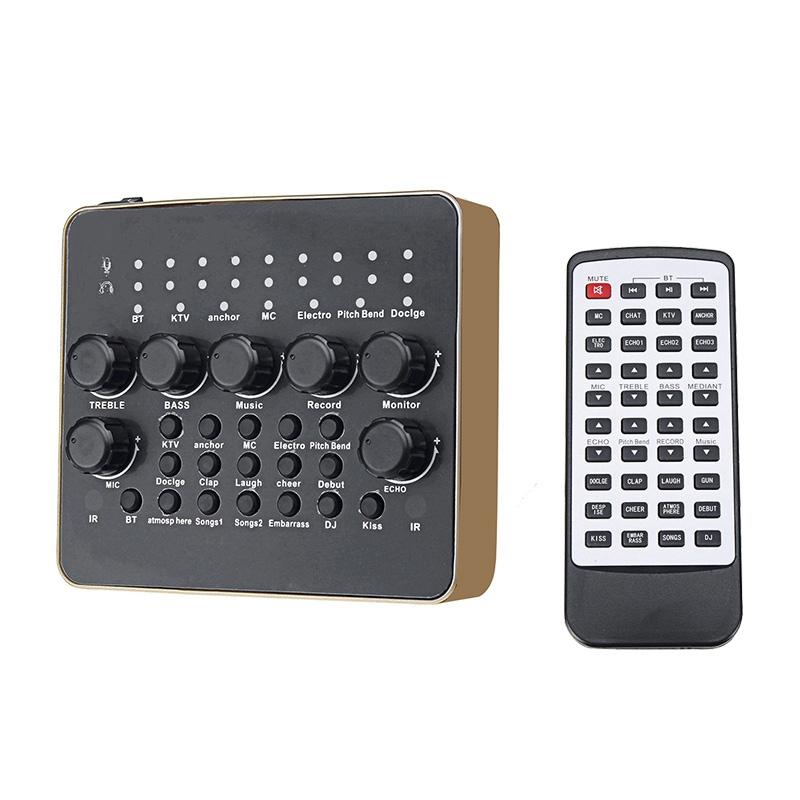 

Universal Live Sound Card Microphone Set Device External Recording Singing for Mobile Phone o Live Broadcast