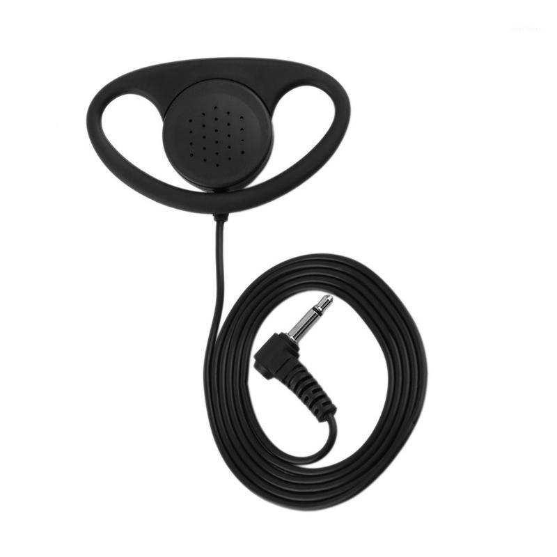 

3.5mm D Shape Listen Only Soft Rubber Earpiece Headset for Motorola Radio Noise Earphone1
