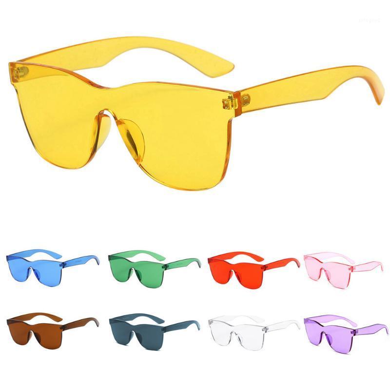 

Sunglasses Women Men Sun Glasses Eyewear Eyeglasses Plastic Frame Candy Color Square Lens #YJ1