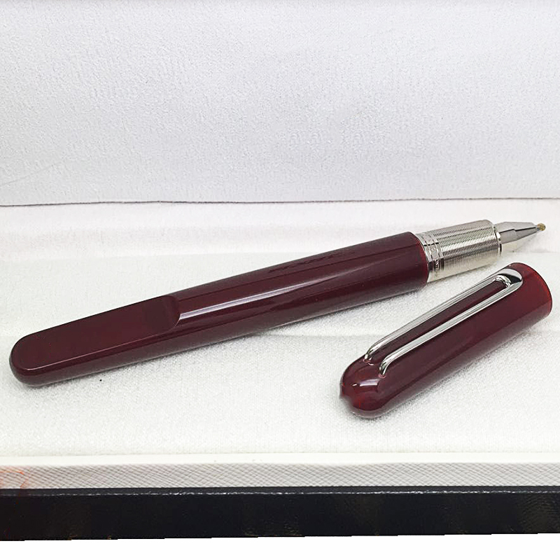 

2021 Luxury pen M series Matte Black Magnetic Closure cap Roller ball pen High quality Business office supplies with Brands Write Gift pens