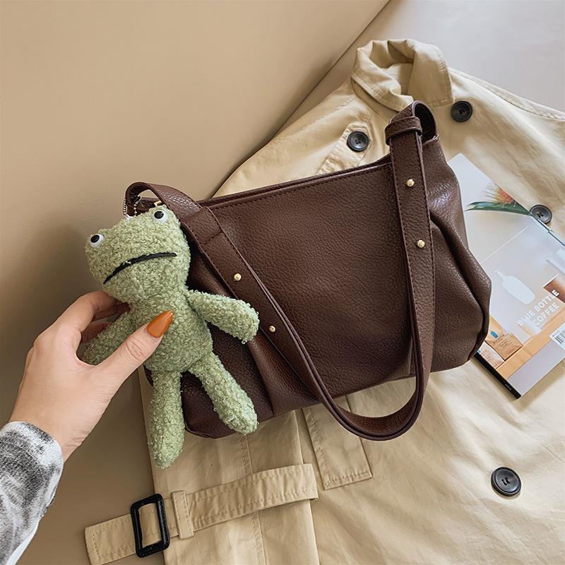 

Autumn and winter small bag women's bag 2021 folds hand one shoulder underarm
