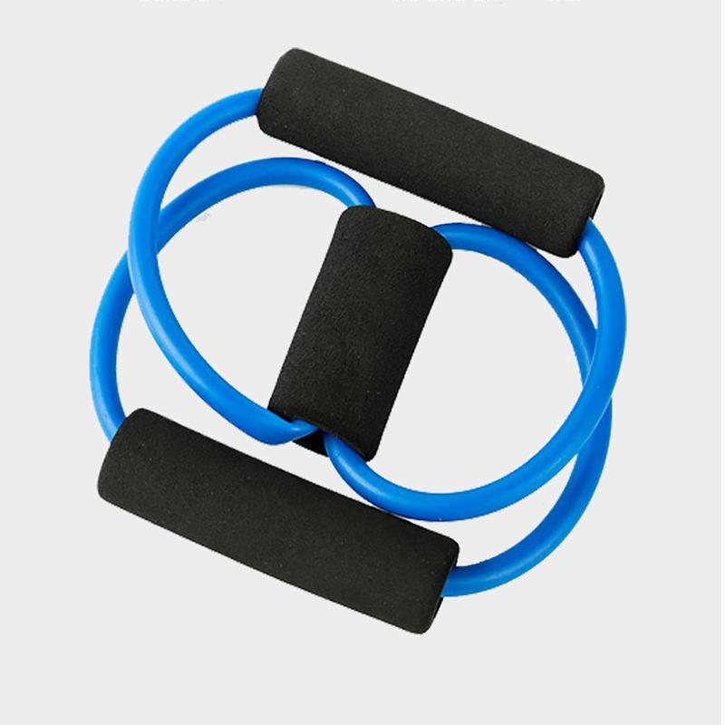 

8 word pull rope chest expansion yoga pull rope fitness puller Pilates resistance band fitness device belt1, Yellow