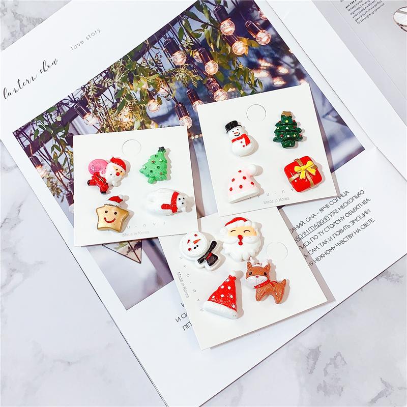 

Pins, Brooches 3/4pc Cute Cartoon Acrylic Christmas Brooch Badge For Women Merry Snowman Clothing Pin Jewelry Corsage Collars Gifts