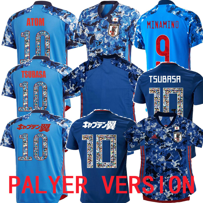 

Japan soccer jersey cartoon number fonts 10 player version Jersey 18 19 Thailand top quality 2020 2021 soccer tracksuit, 10#