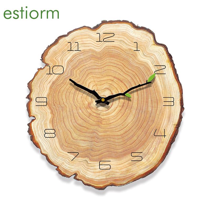 

12 inch Wooden Vintage Wall Clock Silent Non Ticking Battery Operated Wall Clock Office Home Decor For Living Room Bedroom