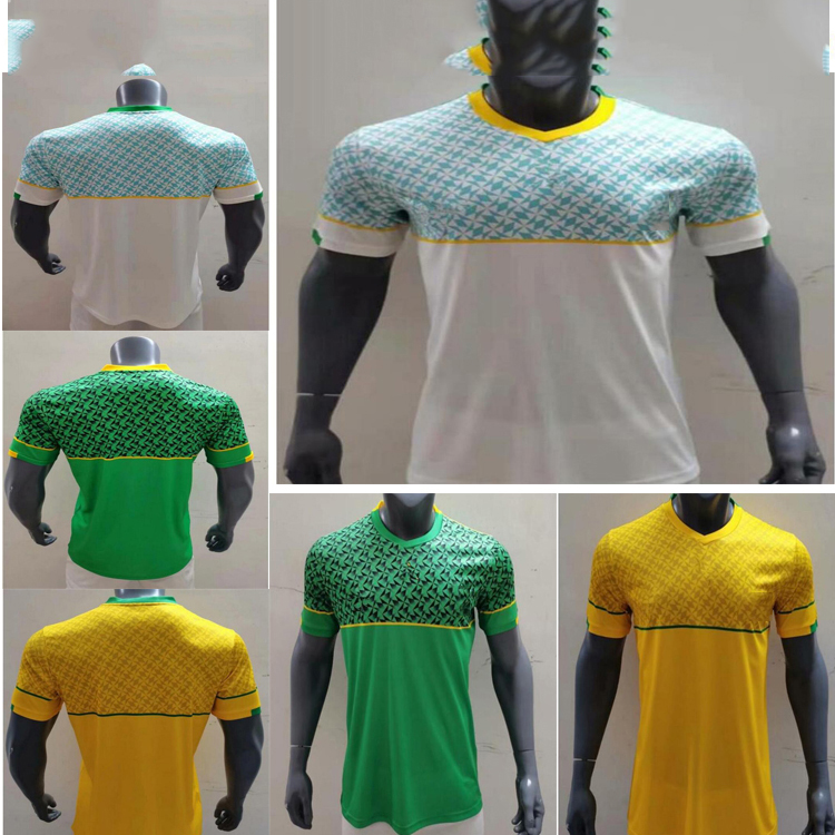 

2020 2021 South soccer jerseys Africa home yellow away blue third white Percy Tau 20 21 camiseta de fÃºtbol adult football shirts maillot, Black;yellow