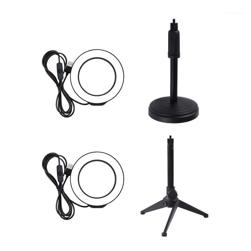 

LED Studio Ring Light With Tripod/Round tripod Photo Video Dimmable Camera Phone Lamp Lights Fill Light HD Flash LED Lighting1