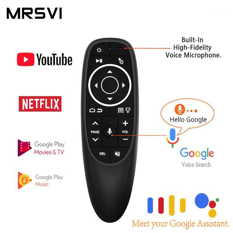 

G10S Pro Voice Backlit Smart Remote Control Mic 2.4G Wireless Air Mouse Gyro IR Learning for Android tv box HK1 H96 Max X96 mini1