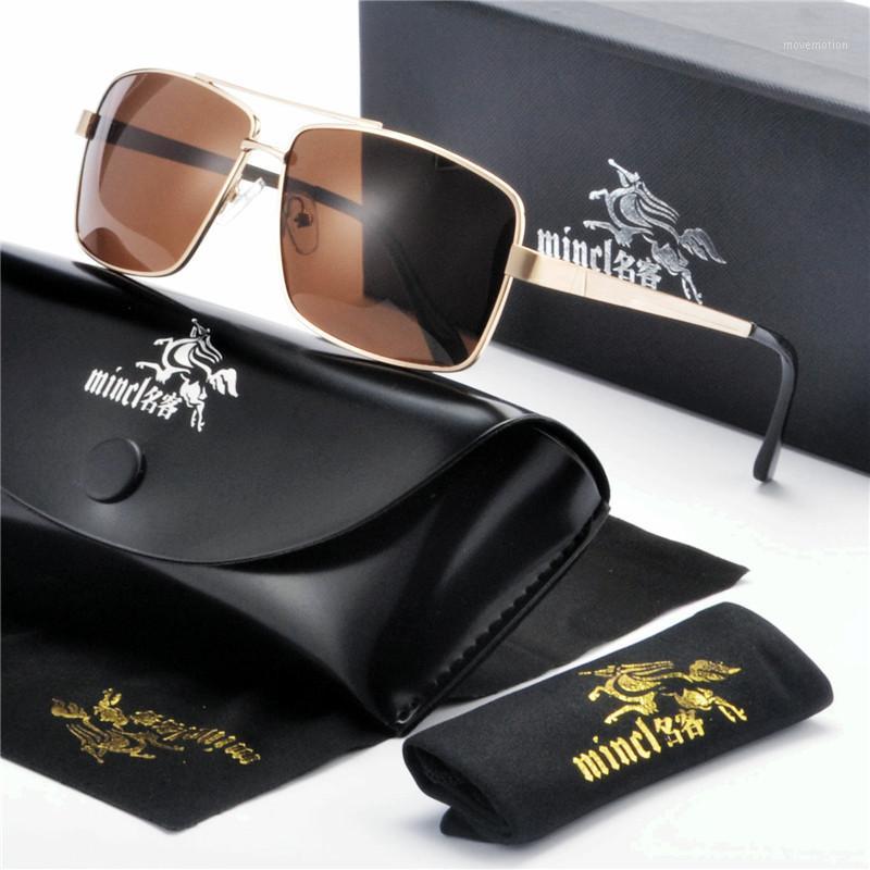 

NEW Polarized Sunglasses Men Driving Square Style Sun Glasses Male Goggle UV400 Fishing Eyewear Men Metal NX1