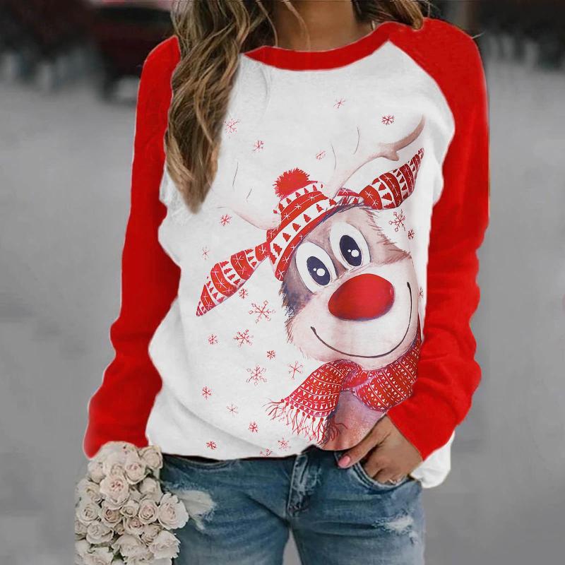 women's plus size christmas sweatshirts
