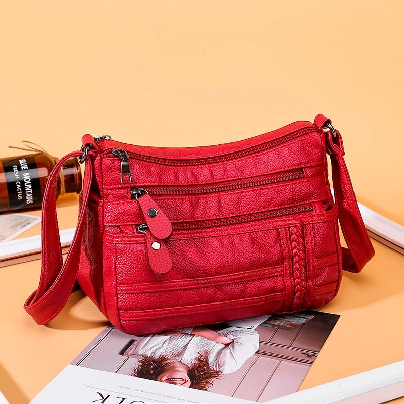 

High Quality Purse Leather Luxury Handbags Women Shoulder Bags Designer Crossbody Bag For Women Bag Fashion Female Messenger, Style-3-black