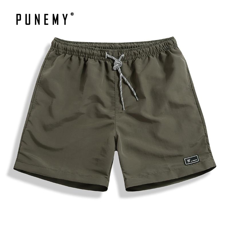 

shorts men Fitness Bodybuilding 2020 summer beach shorts pants Workout Male Breathable Dry Sportswear Joggers Beach Short Pants, Black