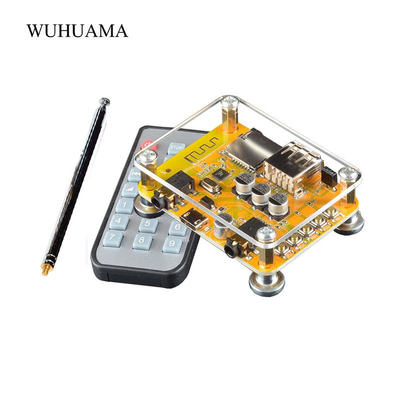 

Bluetooth V5.0 Receiver 3.5mm Aux Wireless Audio MP3 Radio FM Module for TV Headphones Speaker Home Car Stereo System Call Free