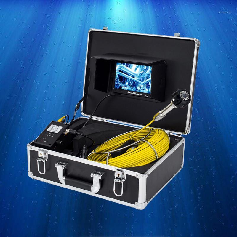 

Pipe Inspection Camera, Drain Sewer Camera IP68 Waterproof Industrial Pipeline Endoscope with 7 Inch TFT LCD Color Monitor1