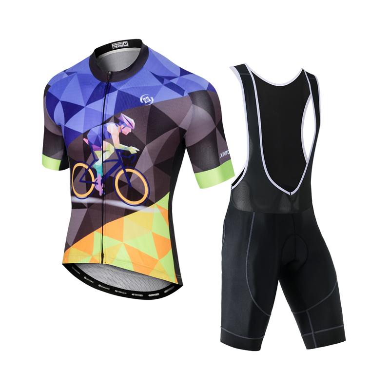 

YOCENE OEM Four Seasons Fashion Bicycle Sports Jersey Customized High Elasticity Short Cycling Clothing Men Printing Bik, Multi