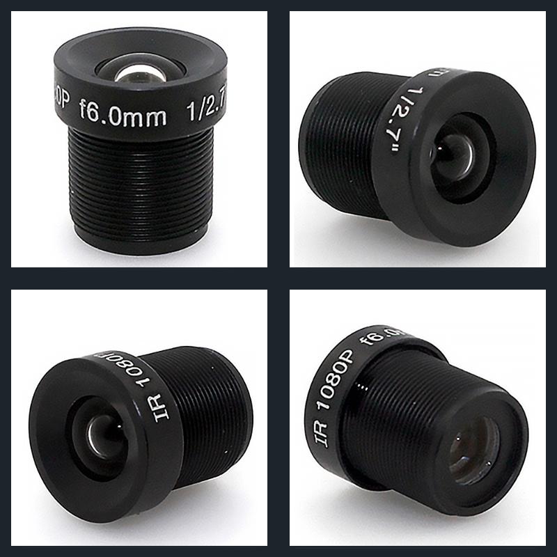 

1080P 2.8/3.6/6mm CCTV LENS Security Camera Lens M12 2MP Aperture F1.8, 1/2.5" Image Format Surveillance Camera HD