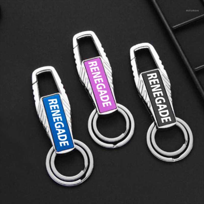 

new metal Keychain Metal Alloy Buckle Waist Car Key Chain Key Chain for Renegade 2020 2020 car Accessories1