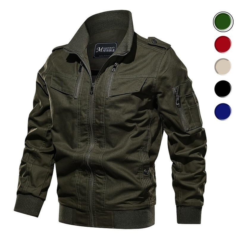 

2020 Plus Size Military Jacket Men Spring Autumn Cotton Pilot Jacket Coat Army Men's Bomber Jackets Cargo Flight Jacket Male 6XL, Mg9931 black