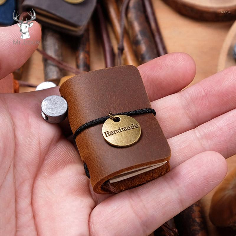 

Cute Handmade Genuine Leather Mini Notebook Travel Schedule Diary Weekly Daily Planner Organizer Notebook Portable Stationery1