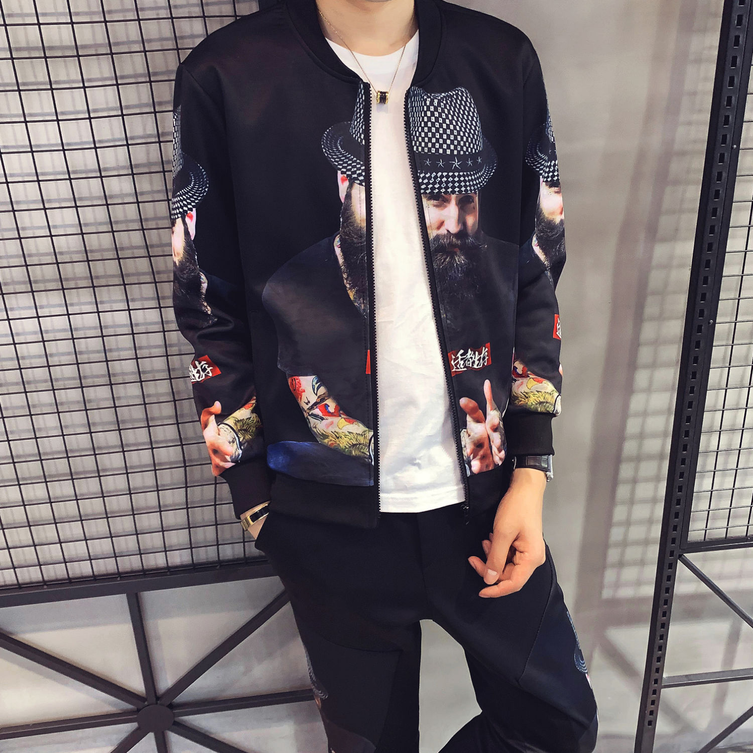 

2020 Training Printing Men's Hombre Ropa Set Autumn Sport 2 Piece Defines Jacket + Pants Kjru, Tz215