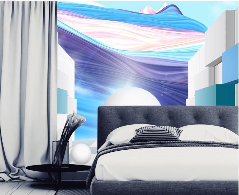 

modern wallpaper for living room 3D stereo abstract geometric wallpapers living room background wall1, As pic