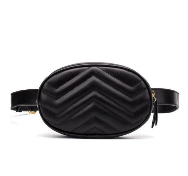 

Wholesale New Fashion Pu Leather marmont Handbags Women Bags Fanny Packs Waist Bags Handbag Lady Belt Chest bag wallet purse 0689#, Black