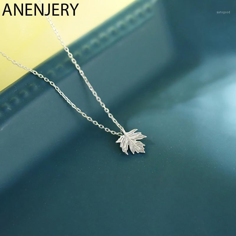 

Chains ANENJERY Delicate Necklace For Women Clavicle Chain Friend Gift S-N5791