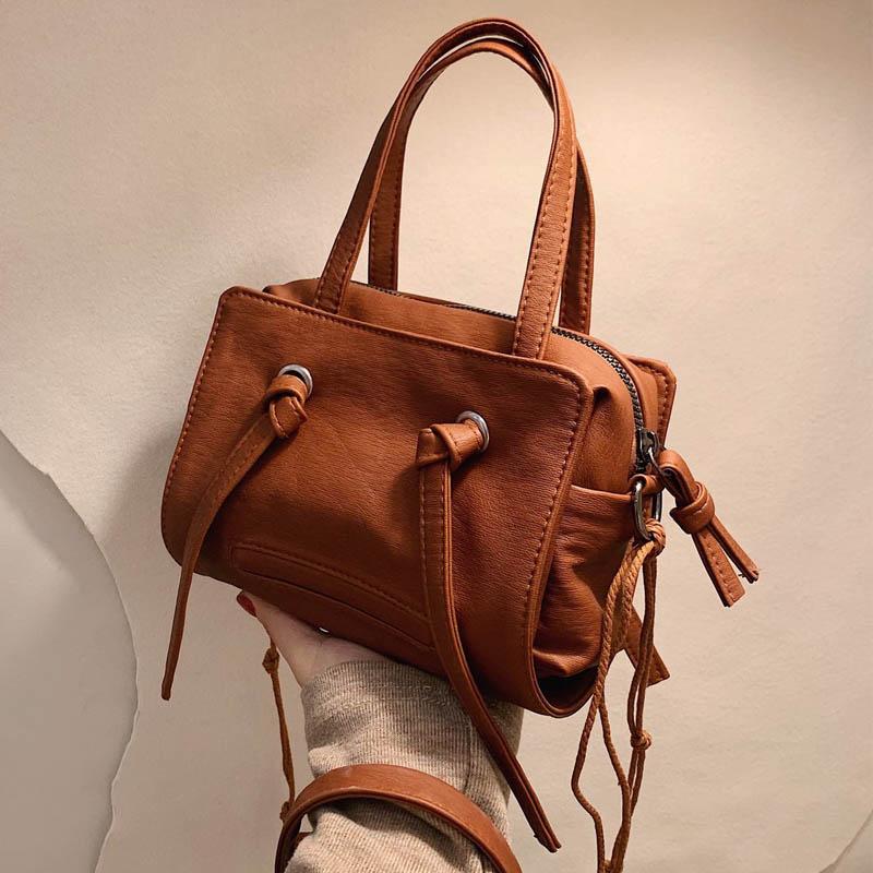 

Women Bag Small Clutches Soft Leather Satchel Crossbody Shoulder Bag Handbag Women Bags Casual Messenger Purse, Brown shoulder bag