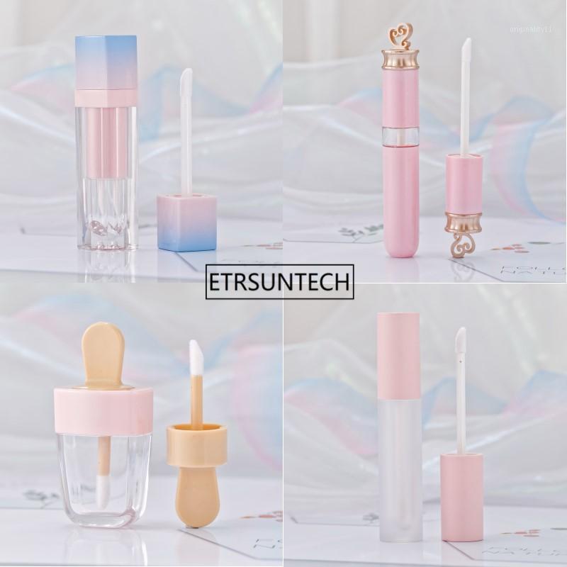 

20pcs Pink Lip Gloss Tint Plastic Tubes DIY Empty Makeup Big Lipgloss Liquid Lipstick Case Beauty Packaging F22861