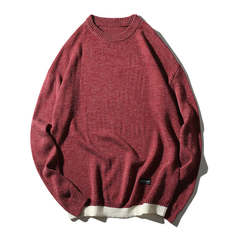 

2020 Solid Autumn Male Outfit Sweater, Xxl