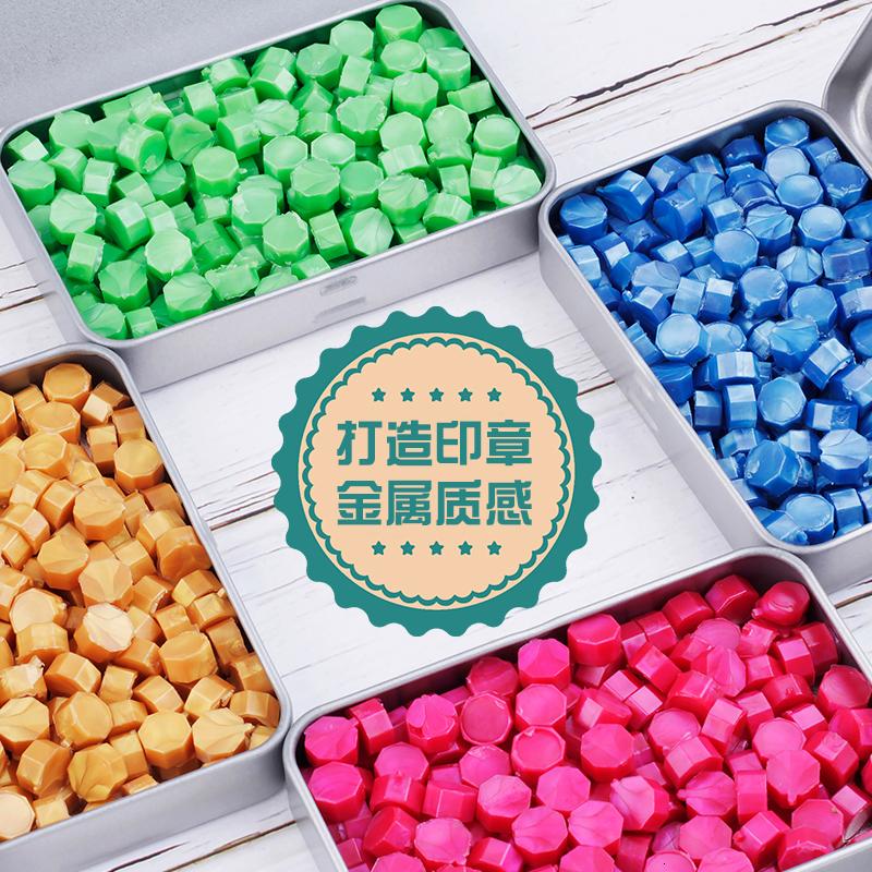 

150pcs/box Colorful Seal Wax With Iron Box