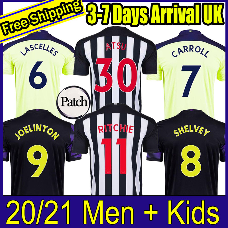 

KIDS KIT 20 21 RITCHIE SOCCER JERSEYS HOME JOELINTO 2020 2021 home LASCELLES SHELVEY FOOTBALL YEDLIN SHIRTS men kids kit AlmirÃ³n, Black;yellow