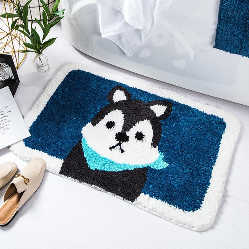 

1PC Welcome Floor Mats Animal Cat Printed Bathroom Kitchen Carpets Doormats Cat Floor Mat For Living Room Anti-Slip Tapete1