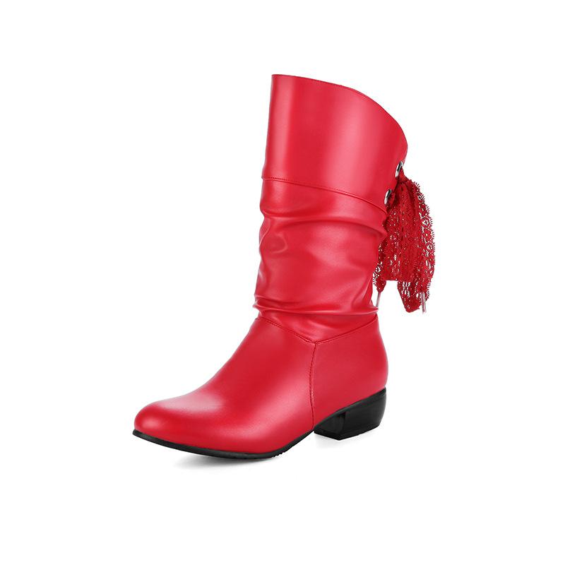 

College wind size and low in the winter of 2020 new women's shoes with thick boots of code 31-47, 181110, Black