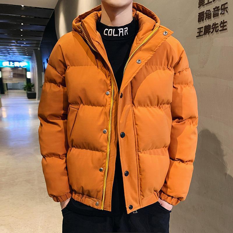 

Winter Jackets Men Parka Casual Thick Winter Coat Men Solid Parka Male Clothes Overcoat Outerwear1, M18 grey