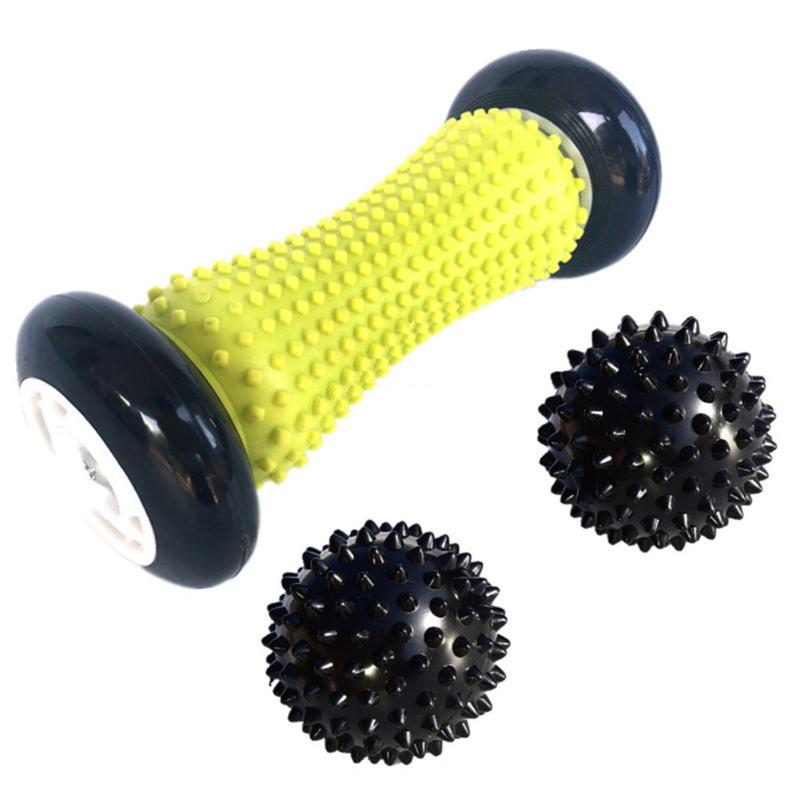 

Pain Relief Trigger Point Heel Spur Health Care Hand Back Gym Fitness Foot Roller Yoga Massage Ball Set Plantar Fasciitis