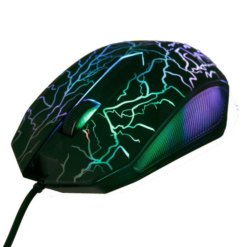 

Wired Gaming Mouse 3200DPI LED Optical 3 Button 3D USB For Pro Gamer PC Mouse For PC Adjustable USB Wired Computer