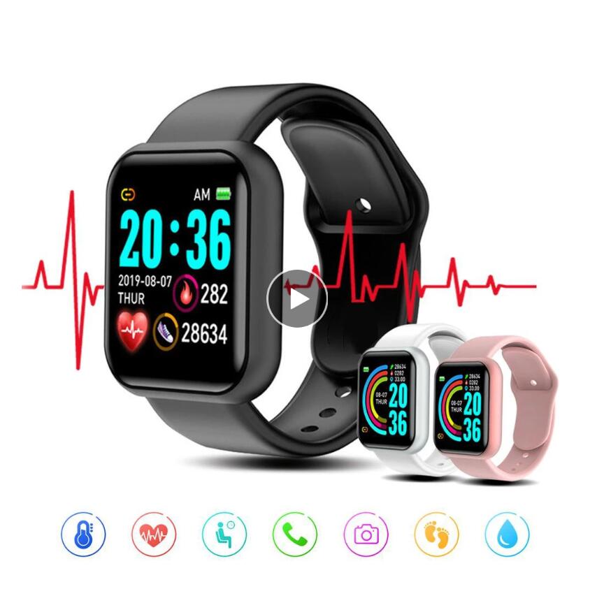 

Y68 Smart Watch Fitness Bracelet Activity Tracker Heart Rate Monitor Blood pressure Bluetooth Watch for los Android VS B57 B58
